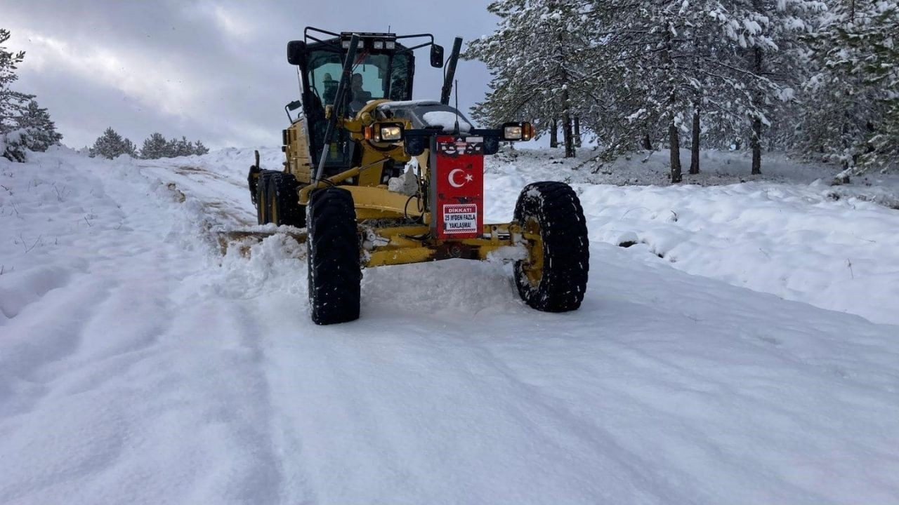 Karabük’te 182 köy yolu ulaşıma kapandı