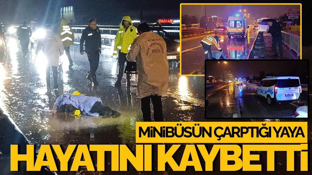 Düzce'de Minibüsün Çarptığı Yaya Hayatını Kaybetti