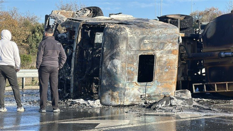 İstanbul Havalimanı Kavşağında Hafriyat Kamyonu Yandı! - Sayfa 6