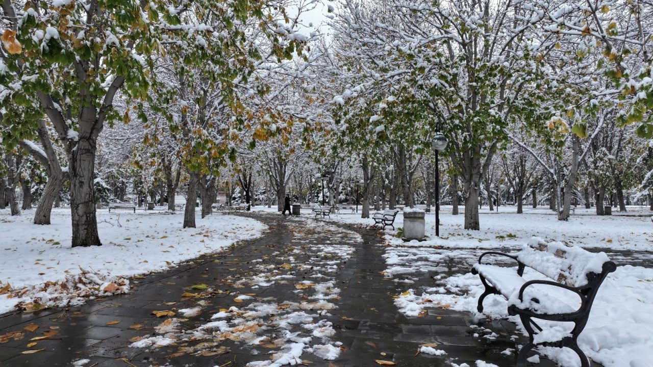 Kayseri'de kış manzaraları, kent beyaza büründü. - Sayfa 2