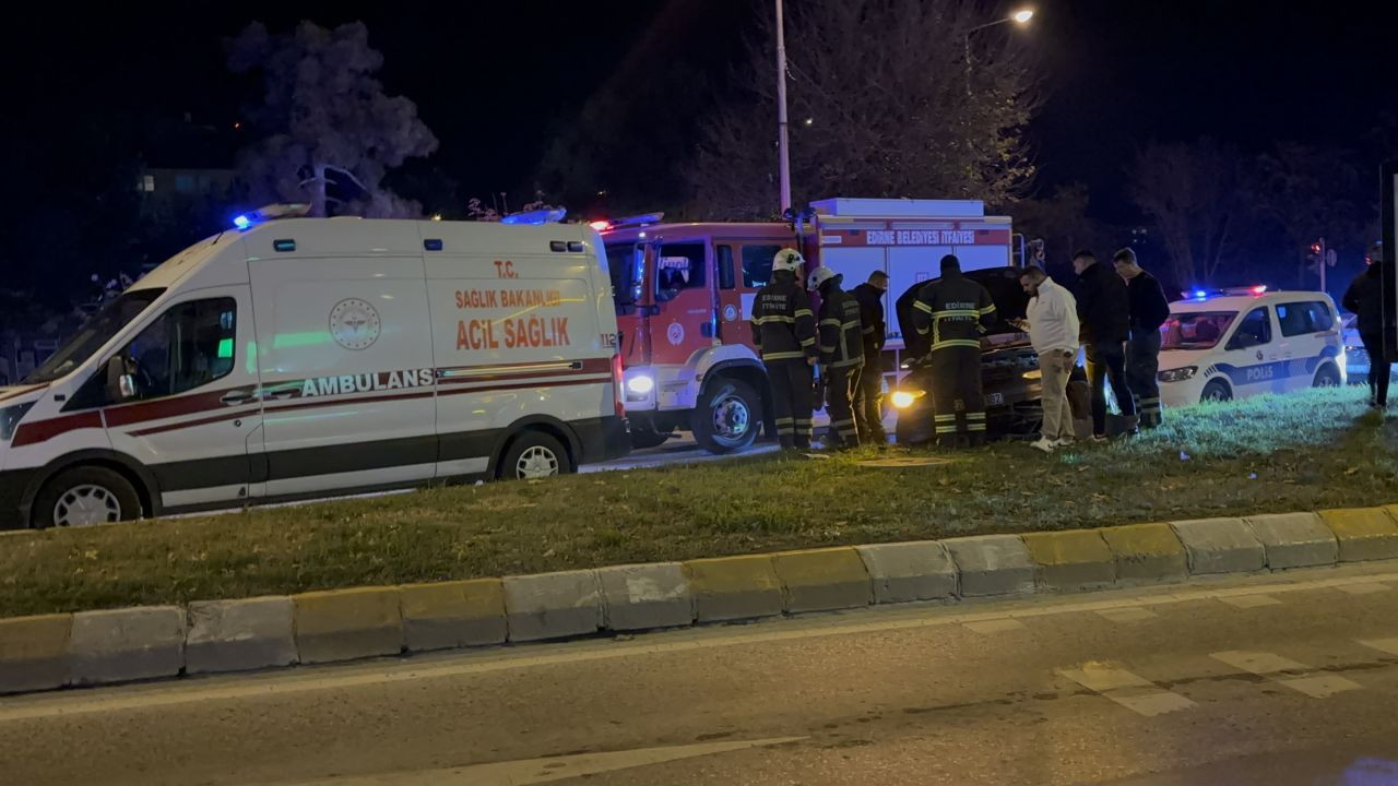 Edirne'de Otomobil Refüje Çıktı: 1 Yaralı - Sayfa 2