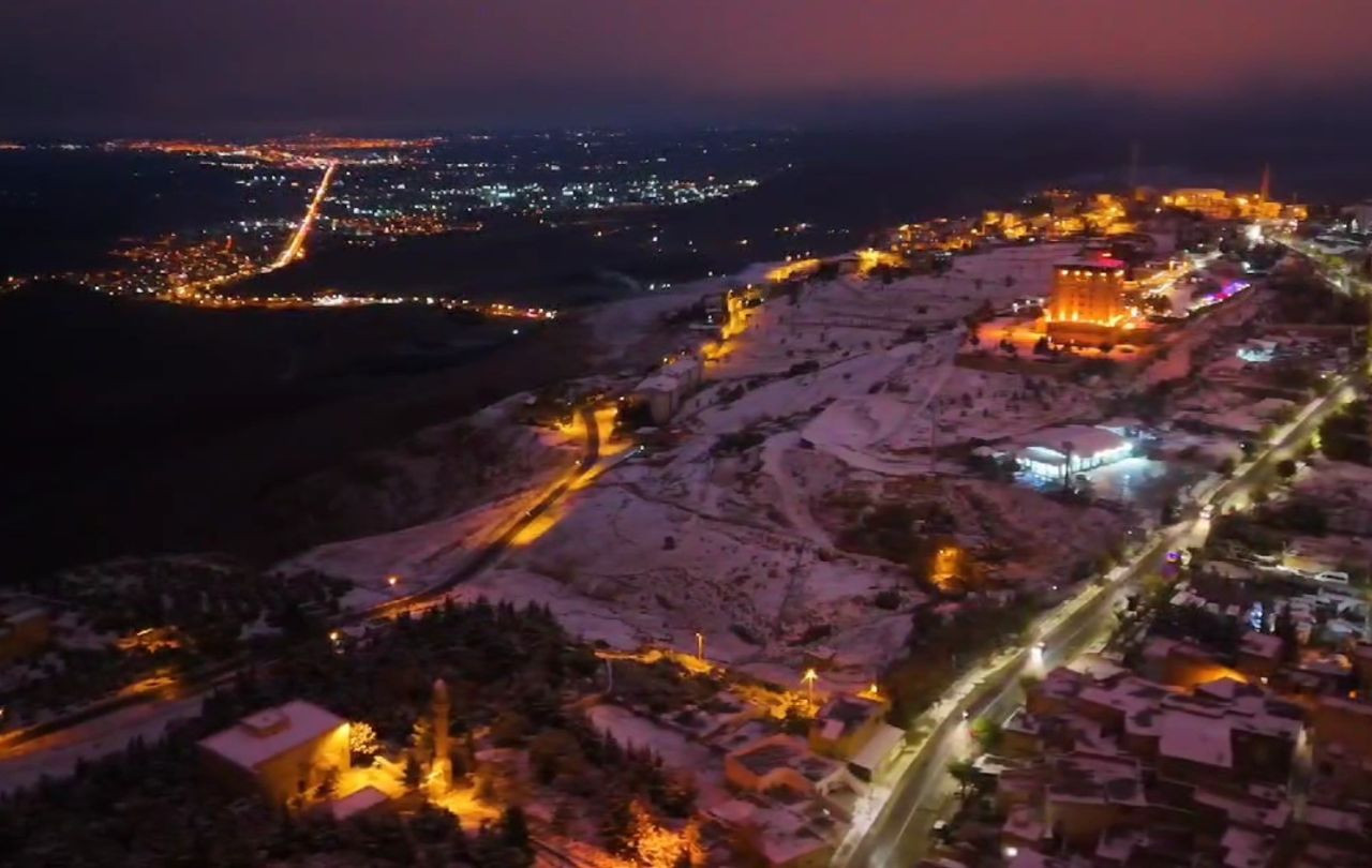 Beyaza Bürünmüş Mardin, Havadan Görüntülendi - Sayfa 1