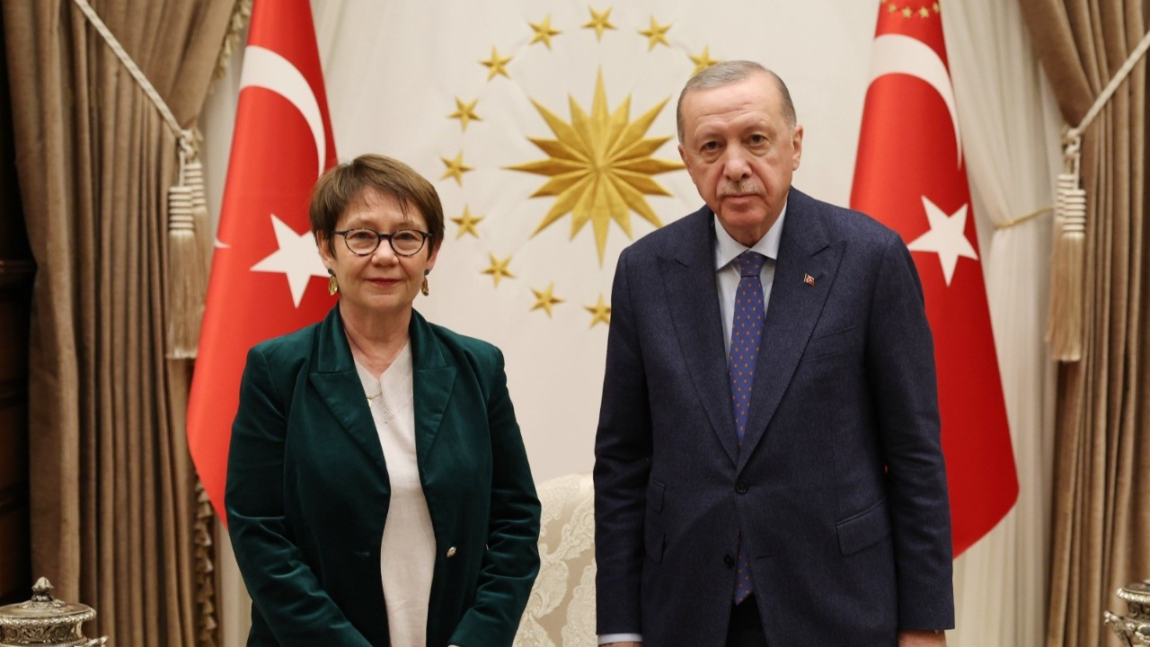 Cumhurbaşkanı Erdoğan, EBRD Başkanı Odile Renaud-Basso'yu Kabul Etti