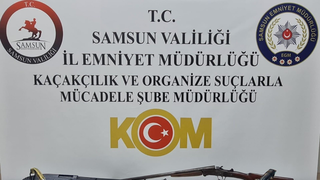 Samsun'da Silah Kaçakçılığı Operasyonu: 1 Kişi Gözaltında