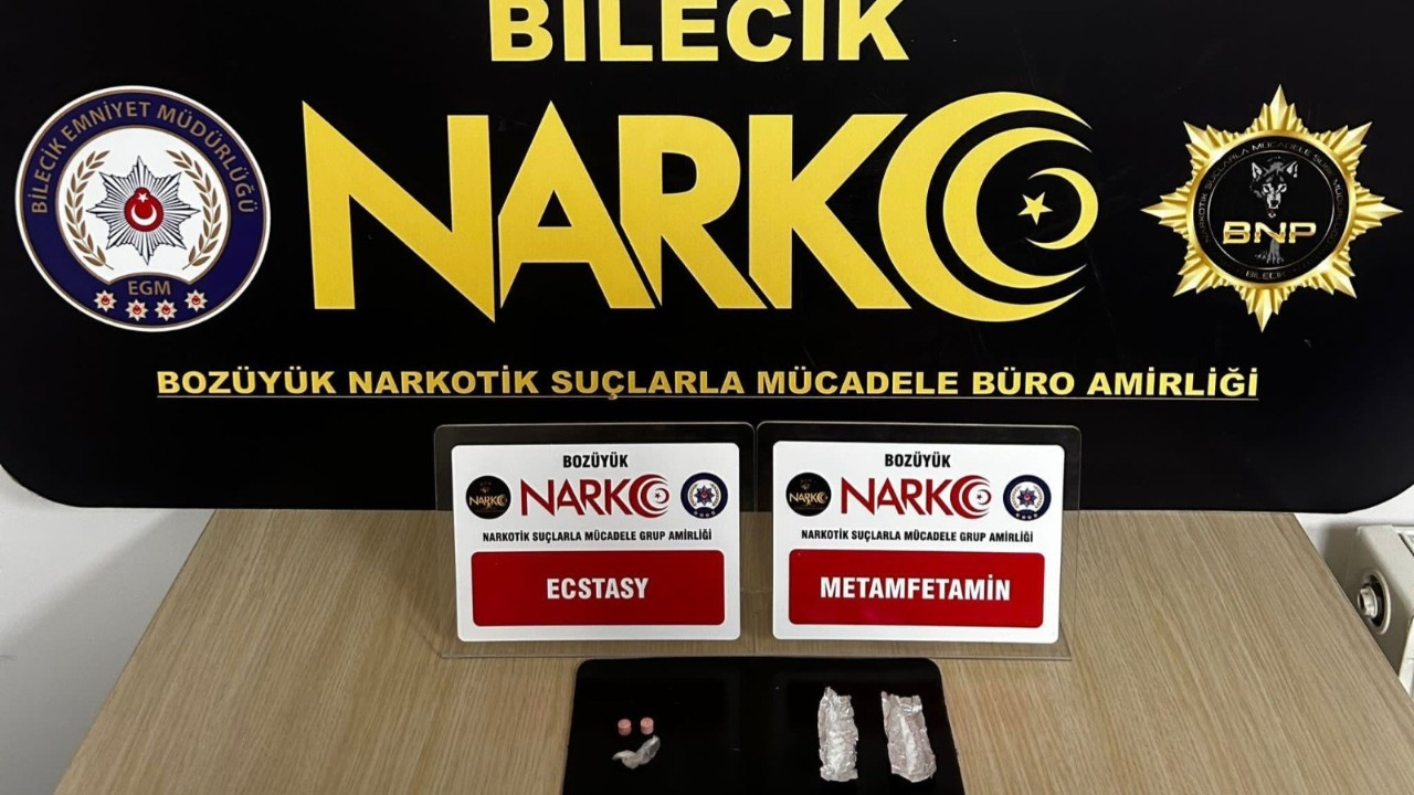 Bilecik'te şüpheli şahsın üzerinden uyuşturucu çıktı