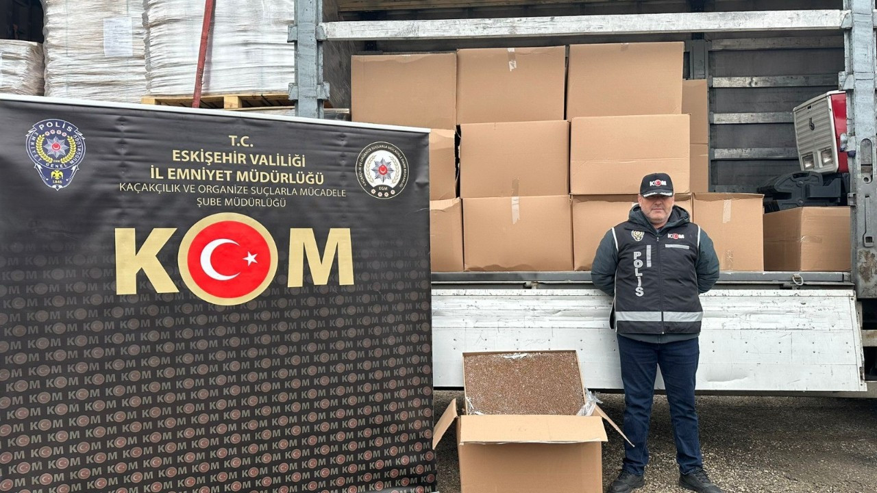 Eskişehir’de 1 Milyon 125 Bin Doldurulmuş Makaron Ele Geçirildi