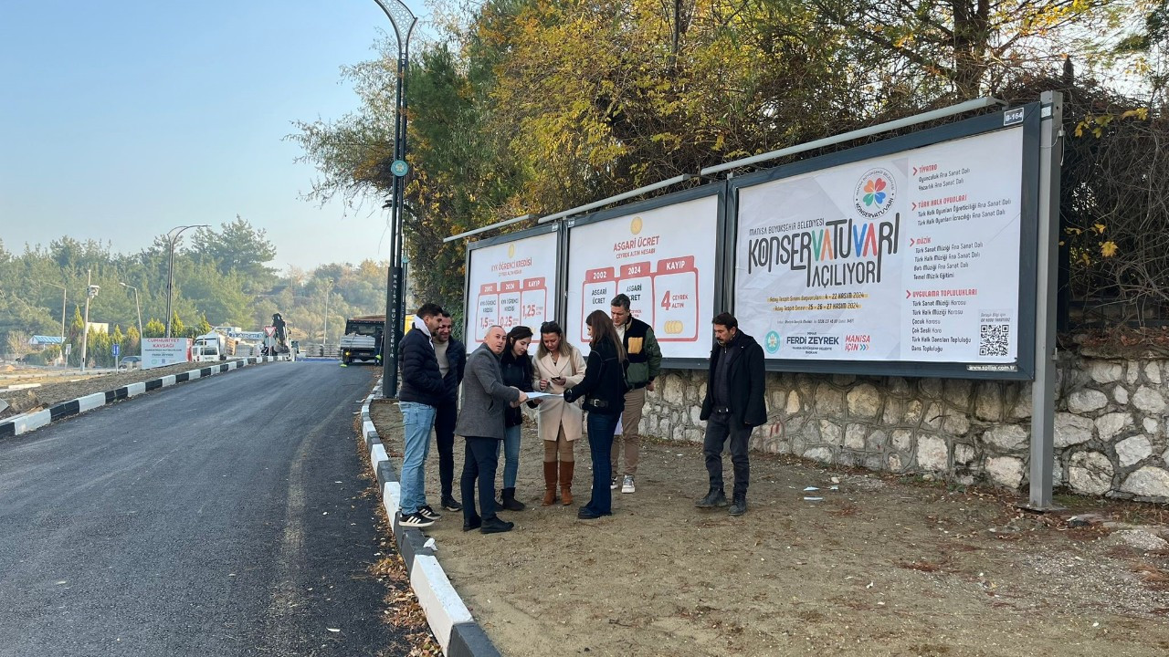 Manisa’da Peyzaj Çalışmaları Şehre Yeni Bir Görünüm Kazandırıyor