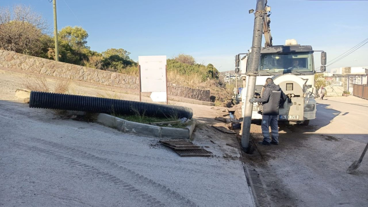 Bodrum’da Yağmura Karşı Önlemler Sürüyor: Hatlar Güçlendiriliyor