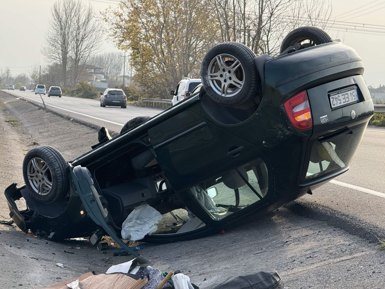 Sakarya’da Otomobil Takla Attı: 1 Yaralı - Sayfa 2