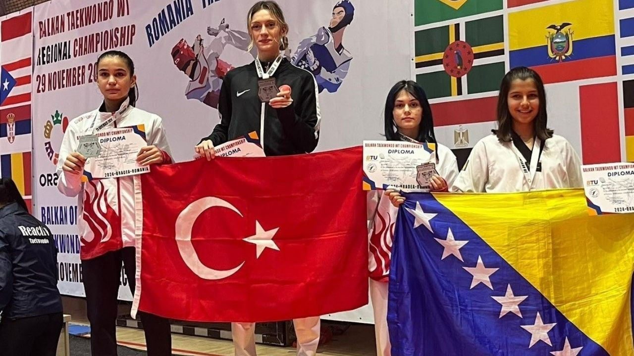 Düzceli sporcu Leyla Özkan Balkan ikincisi oldu