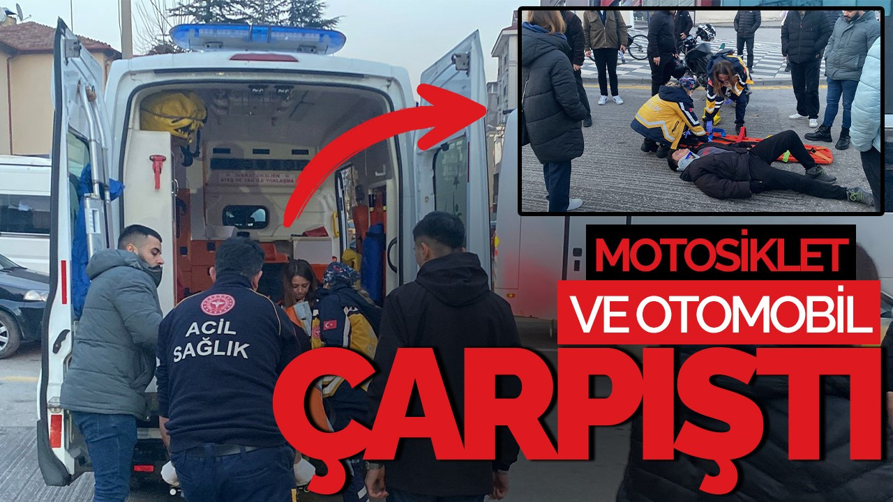 Bolu’da Motosiklet ve Otomobil Çarpıştı: 1 Kişi Yaralandı