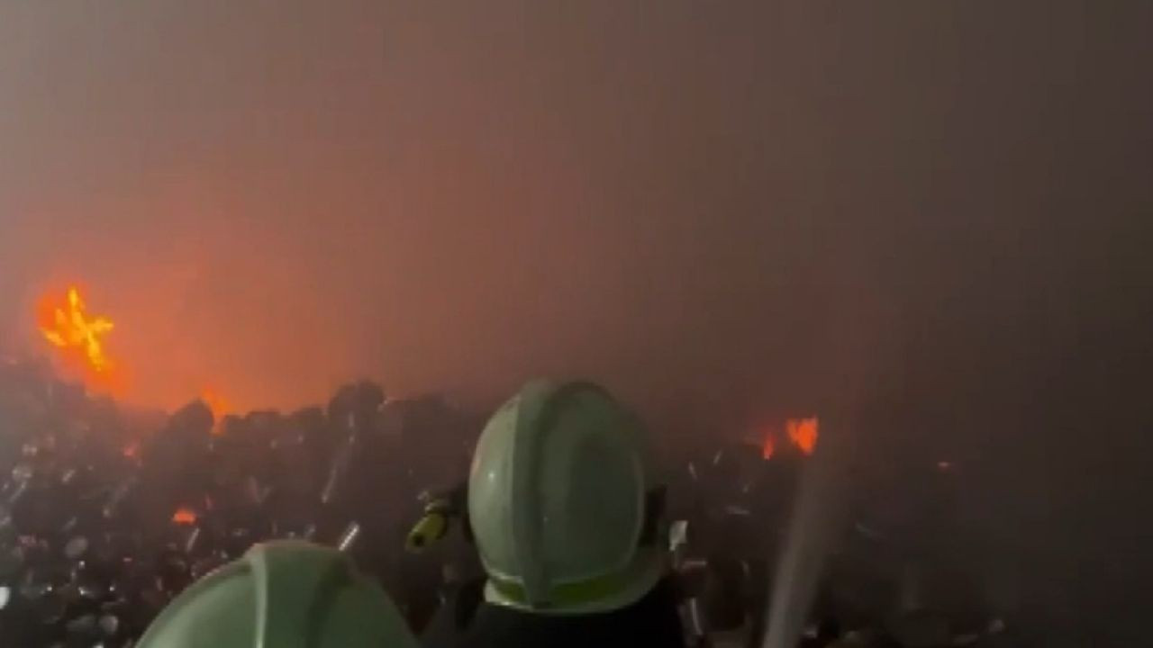 Kahramanmaraş’ta İş Yerinde Yangın Çıktı!