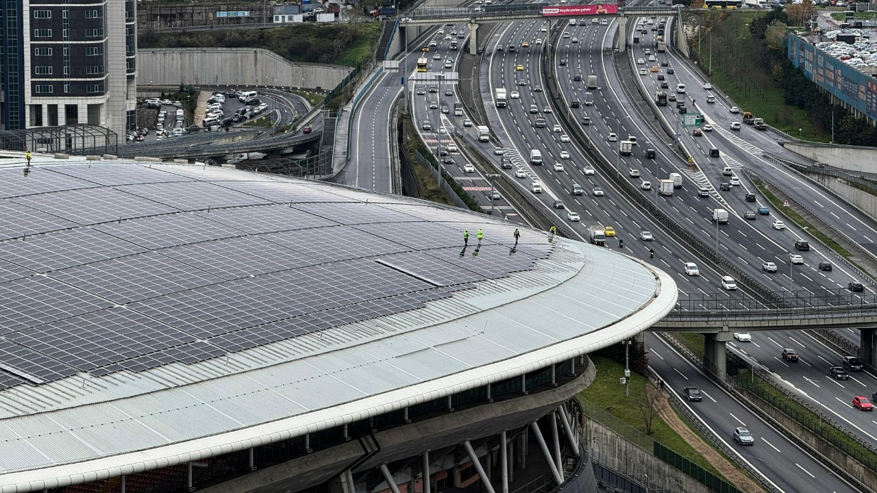 RAMS Park'taki güneş enerji panellerinin bakım çalışmaları yapıldı