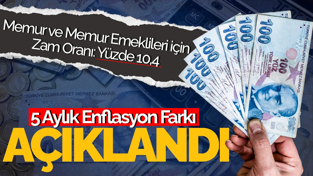 2025 Memur ve Emekli Maaş Zammı: 5 Aylık Enflasyon Farkı Açıklandı