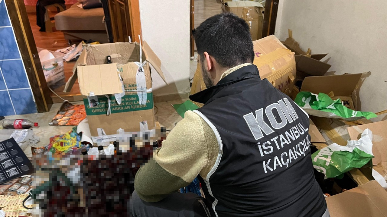 İstanbul’da Kaçak ve Sahte Alkol Operasyonu: 516 Şişe Ele Geçirildi