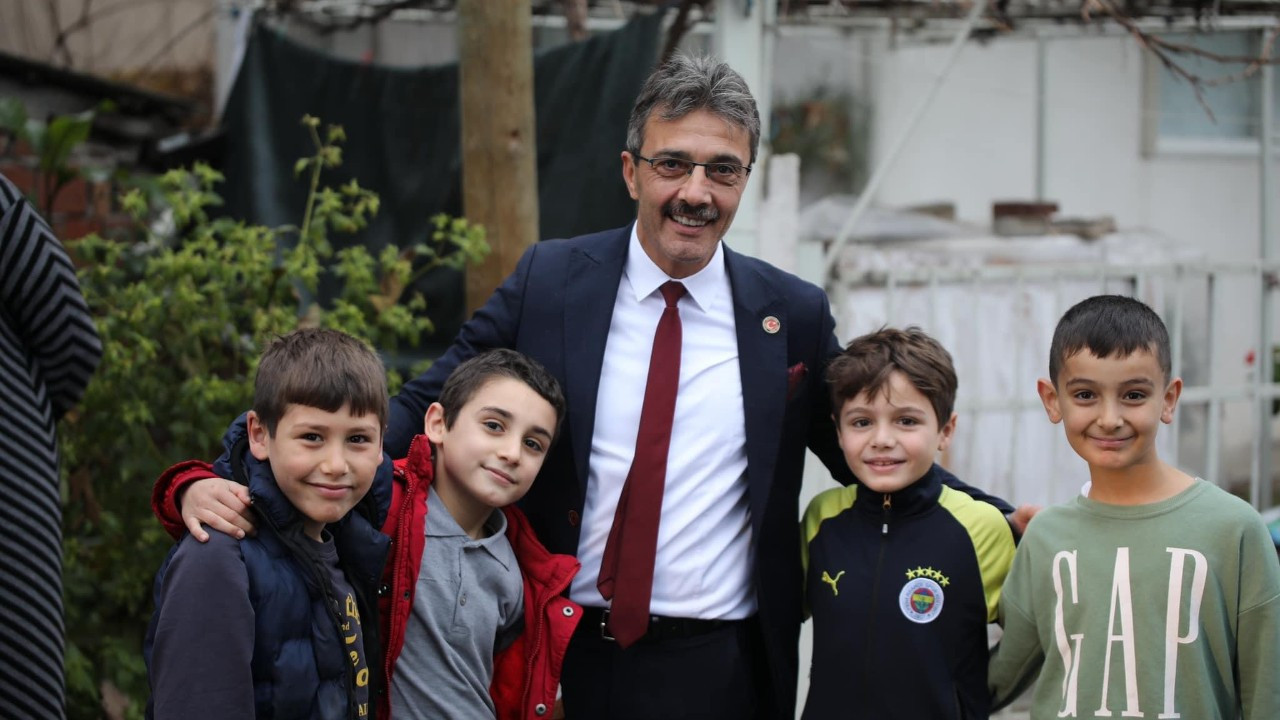 Başkan Dinç öğrencileri okula uğurladı