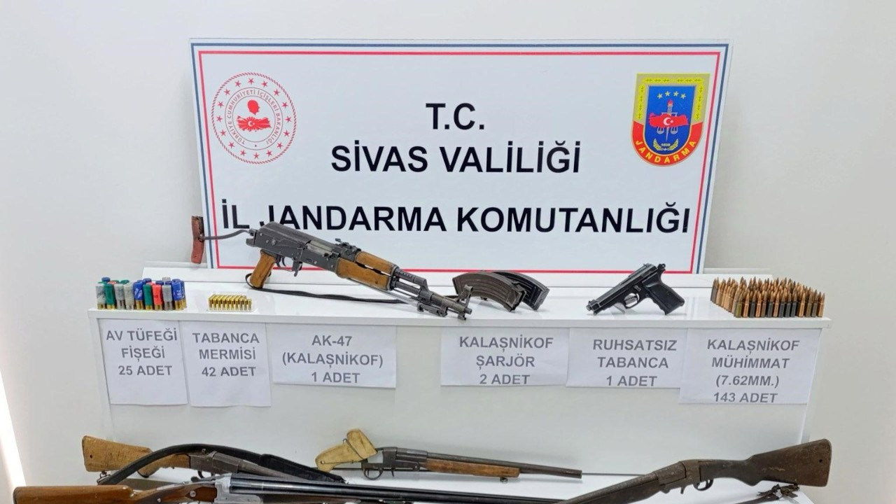 Sivas'ta Jandarma Operasyonu