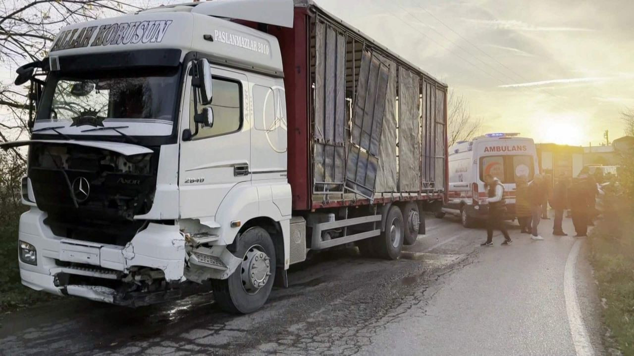Sakarya’da Kamyon ve Otomobil Kafa Kafaya Çarpıştı: 2 Ağır Yaralı - Sayfa 5