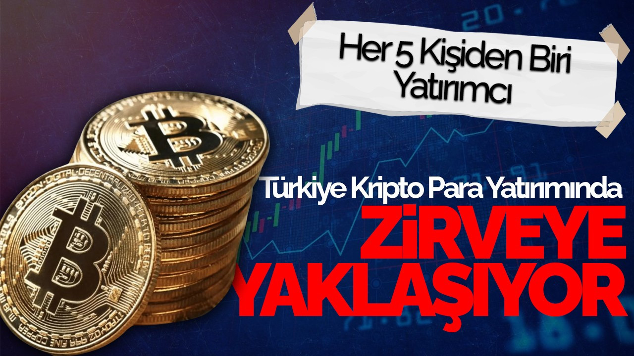 Kripto Paralarda Türkiye Dünya 3.’sü: Her 5 Kişiden Biri Yatırımcı