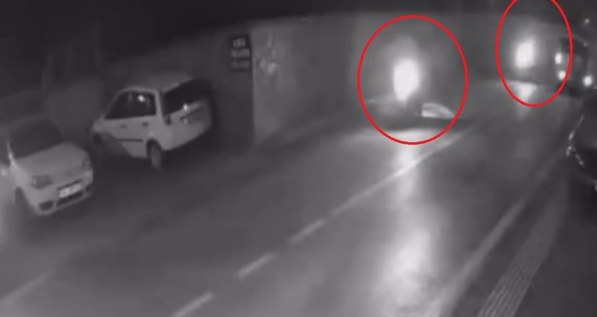 Bursa’da 2 Motosikletin Karıştığı İlginç Kaza Kamerada - Sayfa 1