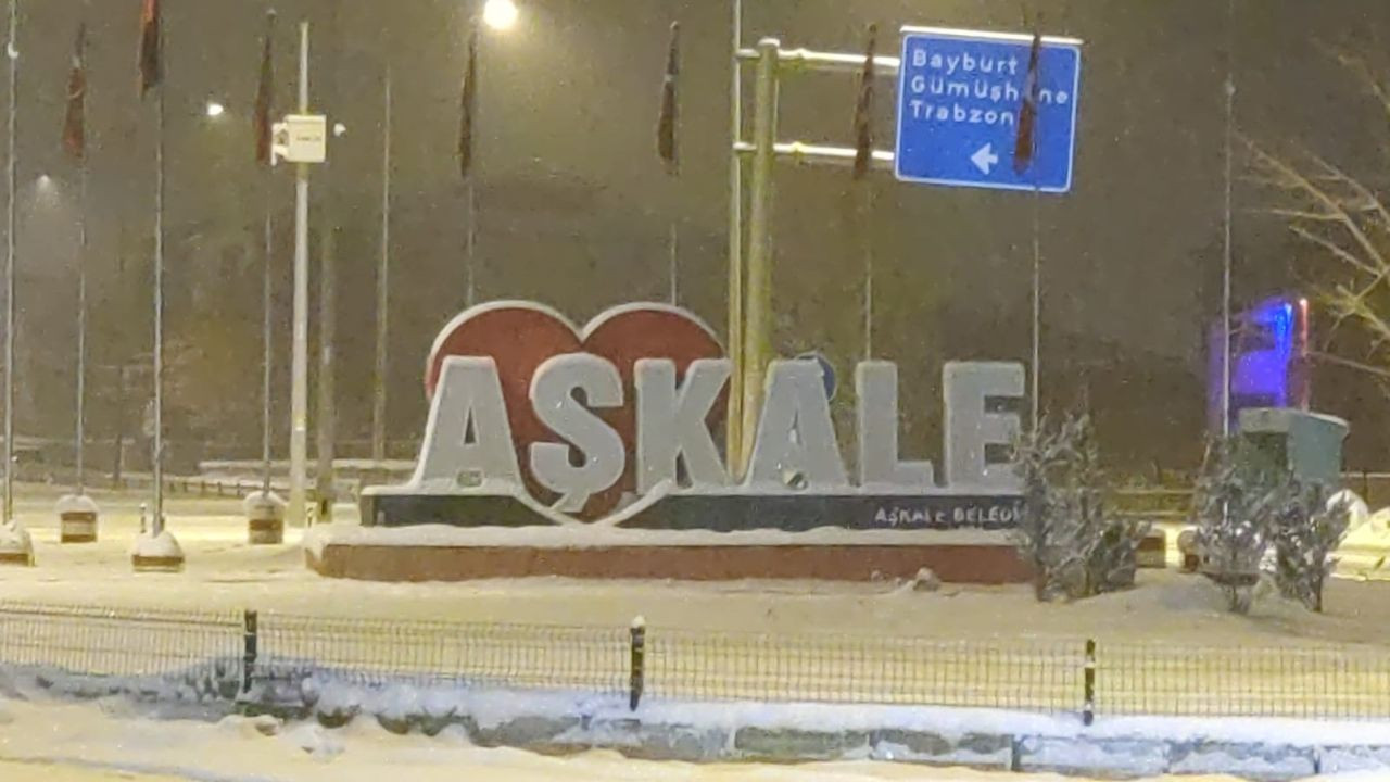 Aşkale'de Yoğun Kar Yağışı Ulaşımı Olumsuz Etkiledi - Sayfa 2