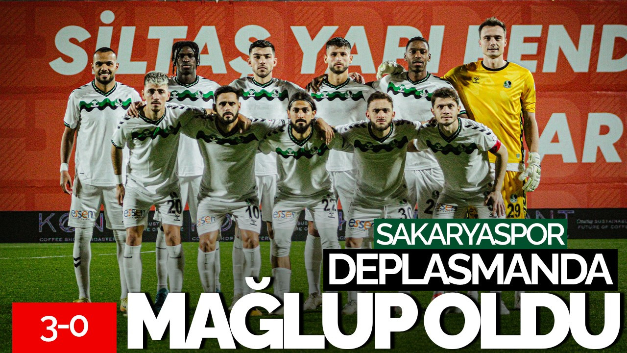 Sakaryaspor Deplasmanda Pendikspor’a Farklı Mağlup Oldu