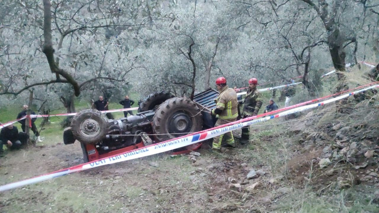 Bursa’da Devrilen Traktör Yaşlı Adamın Hayatına Mal Oldu - Sayfa 1