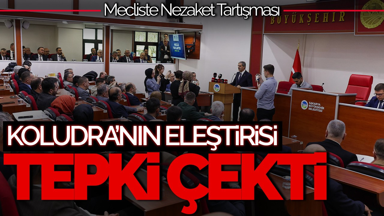 Mecliste Nezaket Tartışması: Koludra’nın Eleştirisi Tepki Çekti