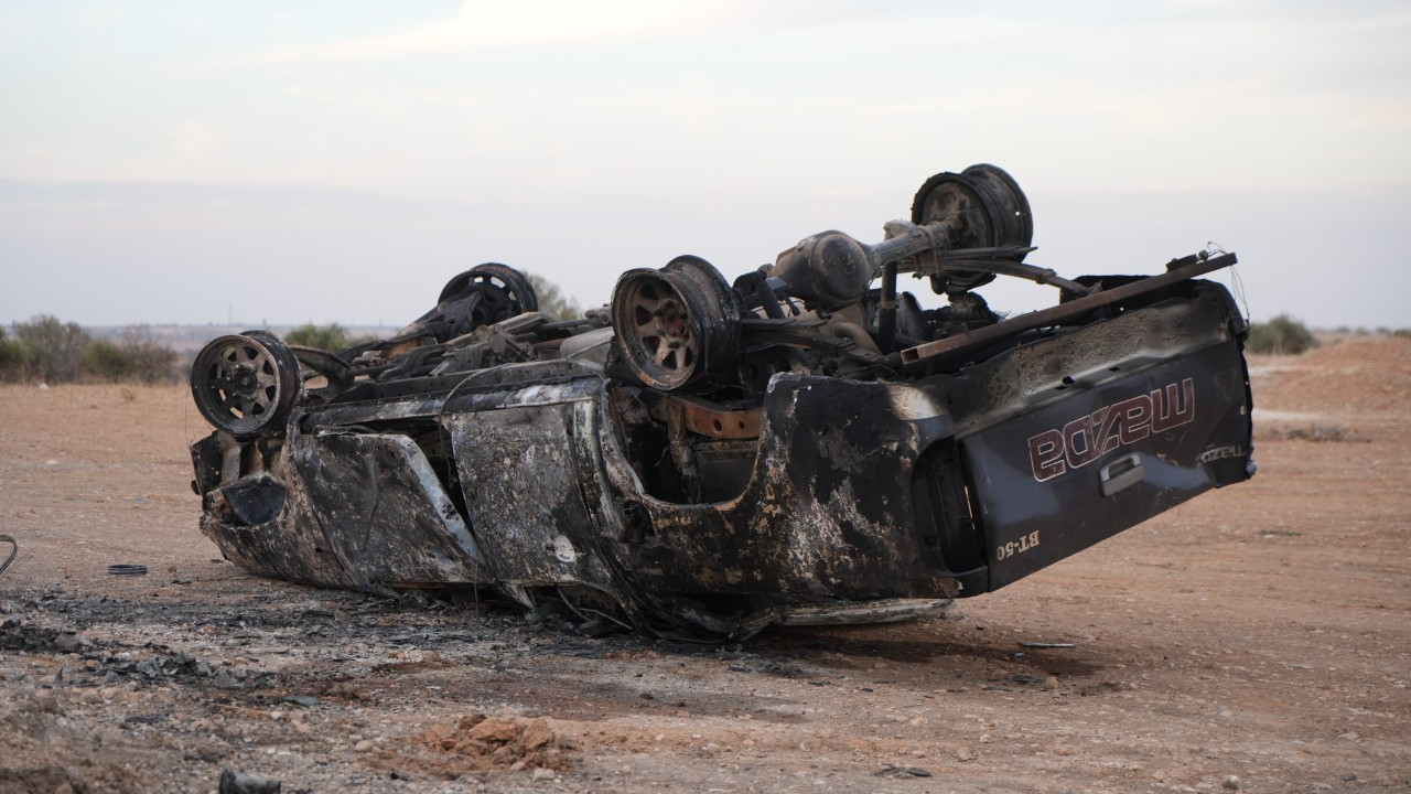 Münbiç’te PKK/YPG’den Kurtarılan Bölgede Çatışmanın İzleri Sürüyor