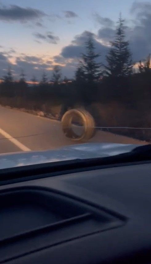 Isparta’da Yola Fırlayan Lastik Trafiği Tehlikeye Attı - Sayfa 3