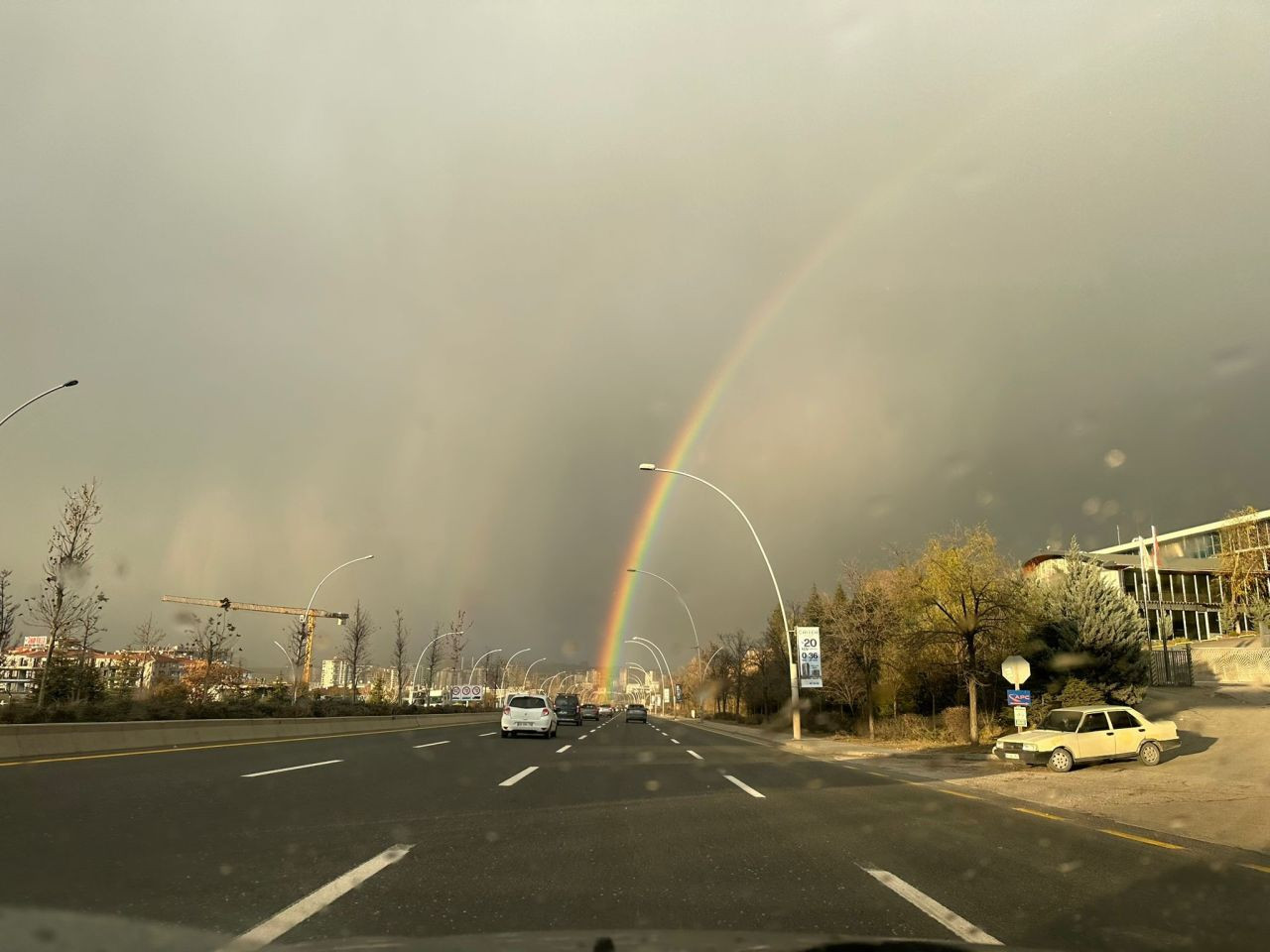 Ankara’da Sağanak Sonrası Gökkuşağı Büyüledi - Sayfa 3