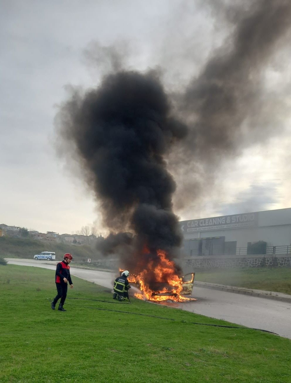 Samsun'da Kız İstemeden Dönen Ailenin Aracı Alev Alev Yandı - Sayfa 2
