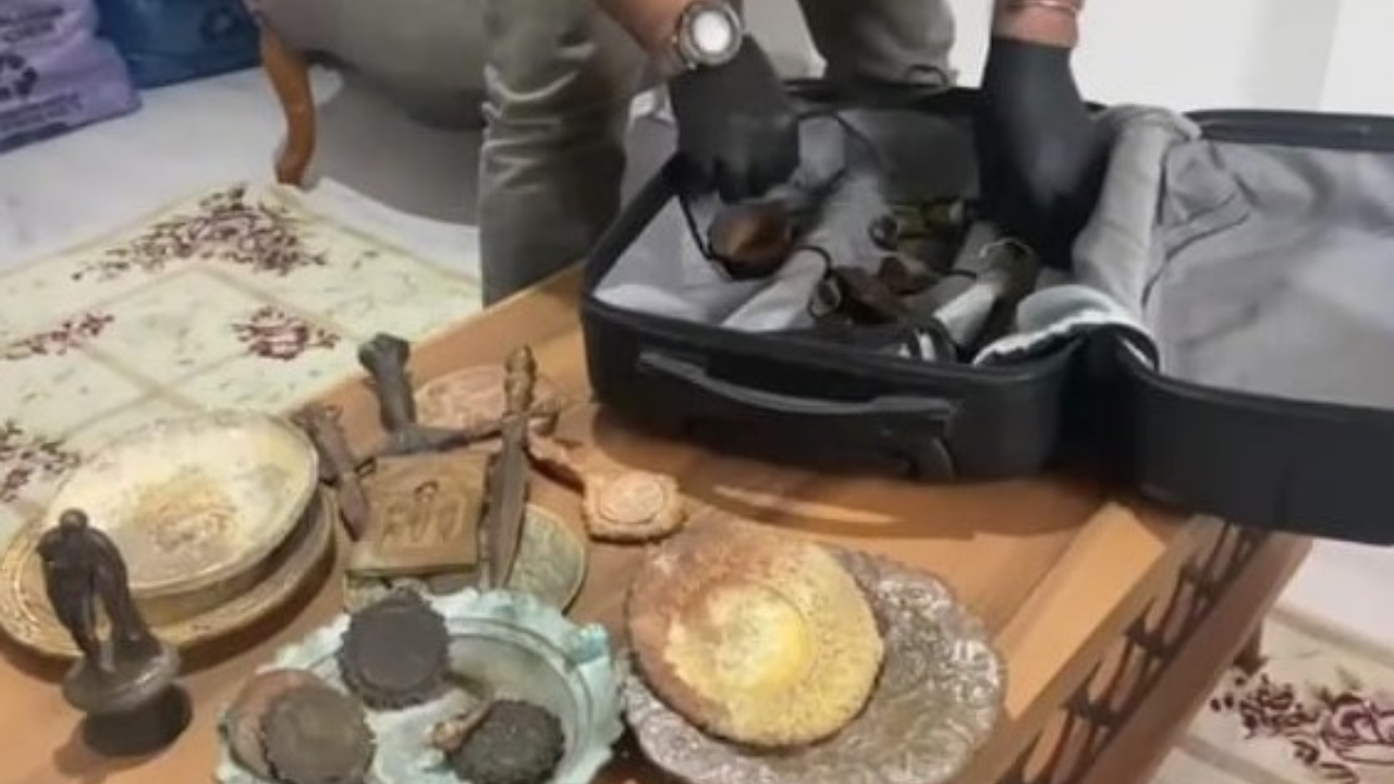 Kayseri’de Tarihi Eser Operasyonu: 52 Eser Ele Geçirildi