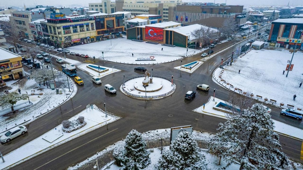 Erzincan’da Kar Yağışı Kent Merkezini Beyaza Bürüdü - Sayfa 3