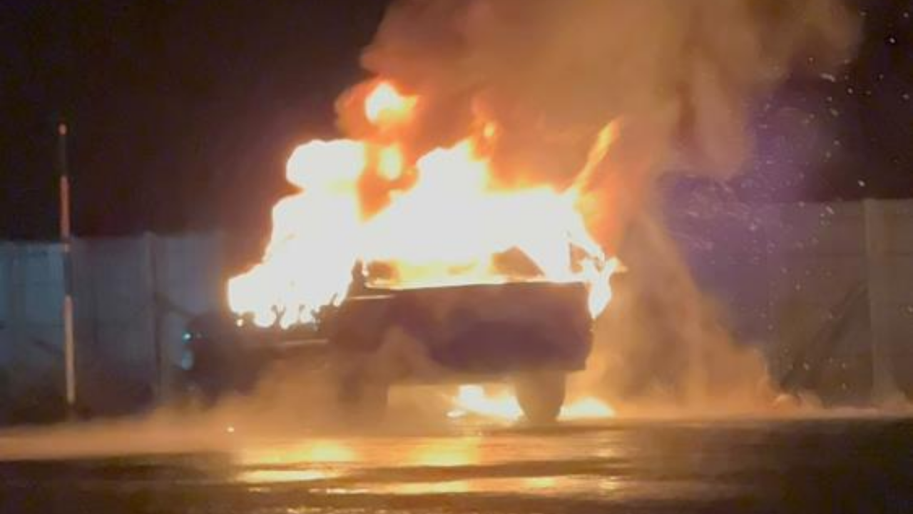 Konya’da Seyir Halindeki Otomobil Alevlere Teslim Oldu