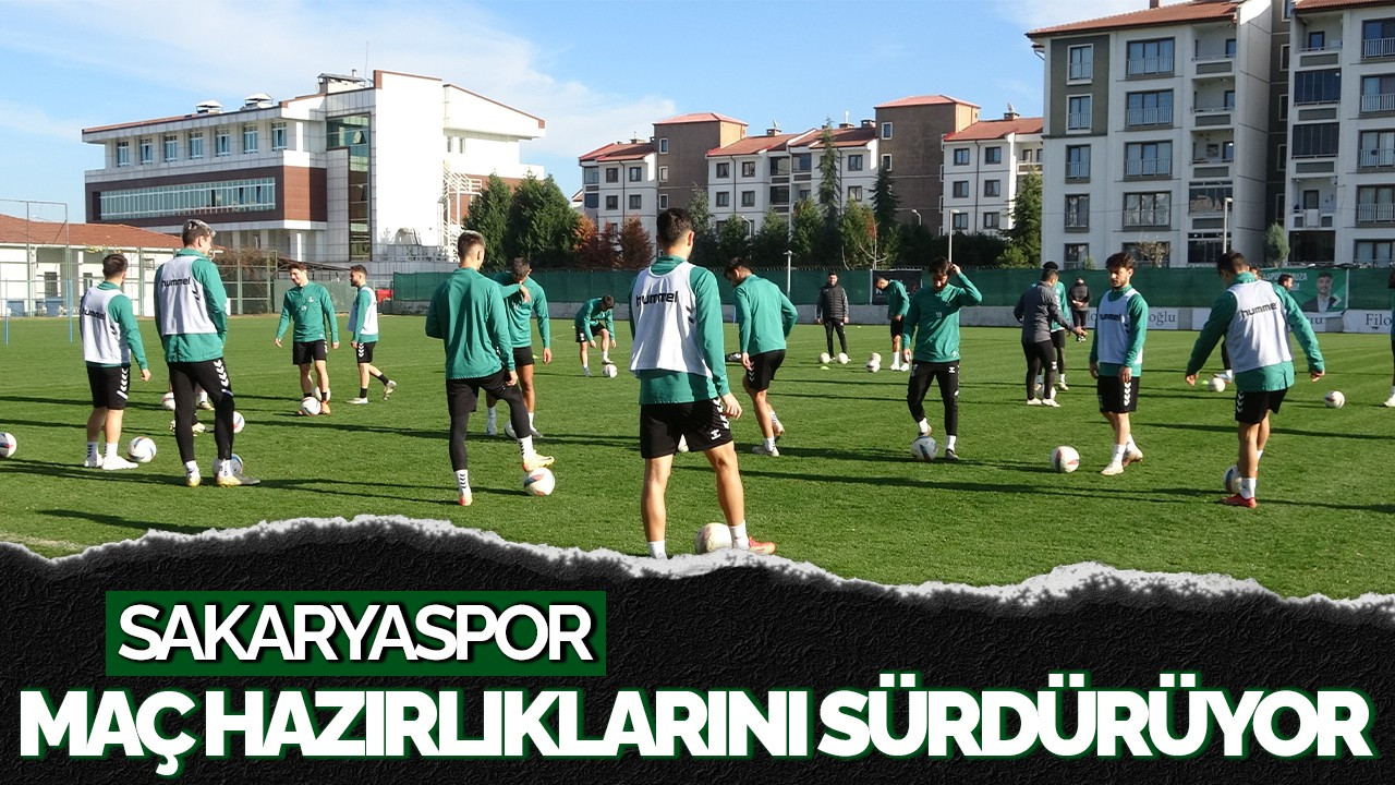 Sakaryaspor, Erzurumspor Maçı Hazırlıklarını Sürdürüyor