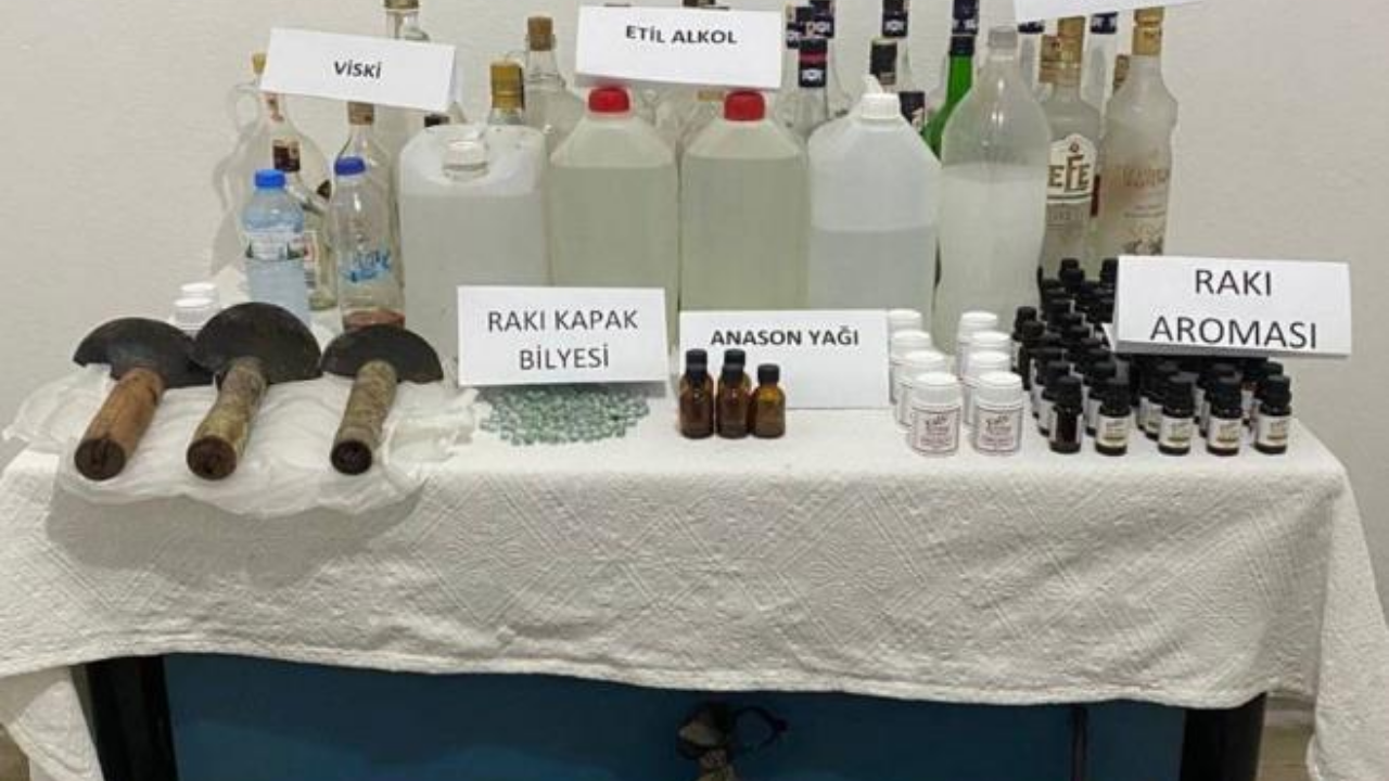Jandarmadan Yılbaşı Öncesi Sahte Alkol Operasyonu