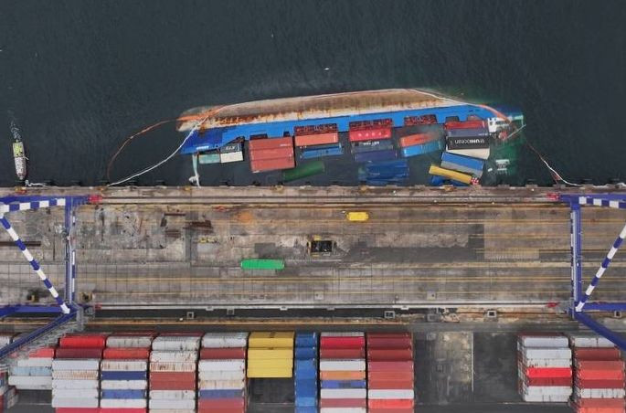 Ambarlı Limanı'nda Yan Yatan Gemi Havadan Görüntülendi - Sayfa 5