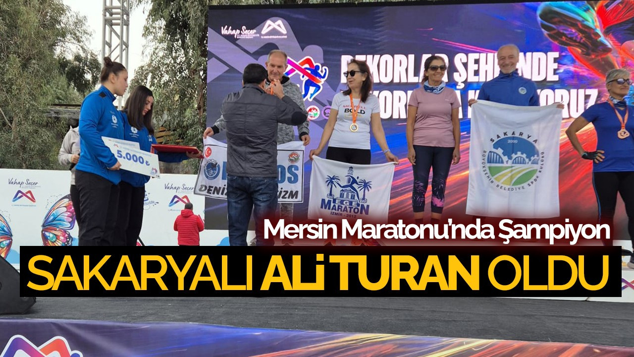 1773 Sporcunun Yarıştığı Mersin Maratonu’nda Şampiyon Sakaryalı Ali Turan Oldu