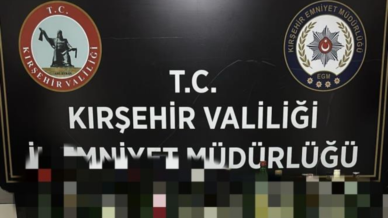 Kırşehir’de Yeni Yıl Öncesi 149 Litre Sahte Alkol Ele Geçirildi