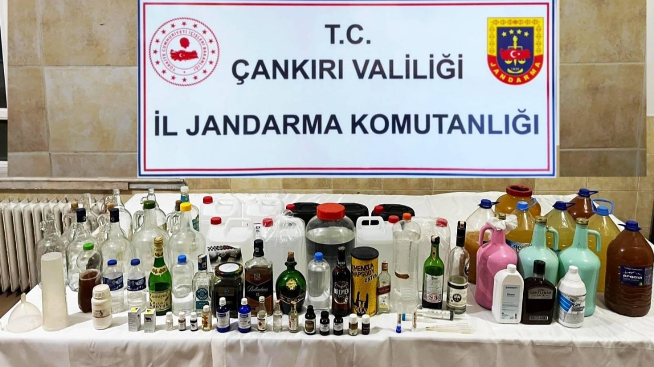 Çankırı'da Yılbaşı Öncesi Kaçak Alkol Operasyonu