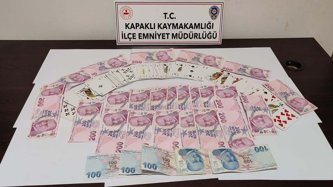 Tekirdağ’da Kumar Operasyonu: 5 Kişi Suçüstü Yakalandı