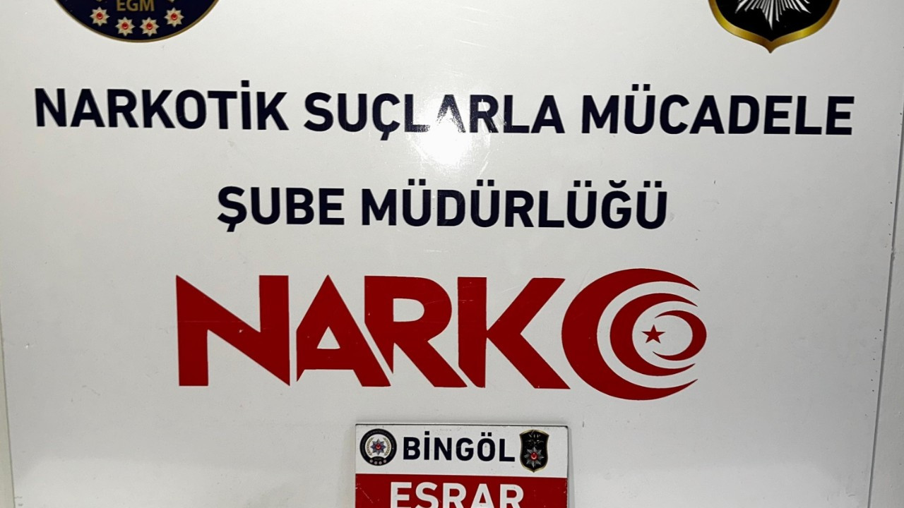 Bingöl’de Uyuşturucu Operasyonunda Şüpheli Tutuklandı