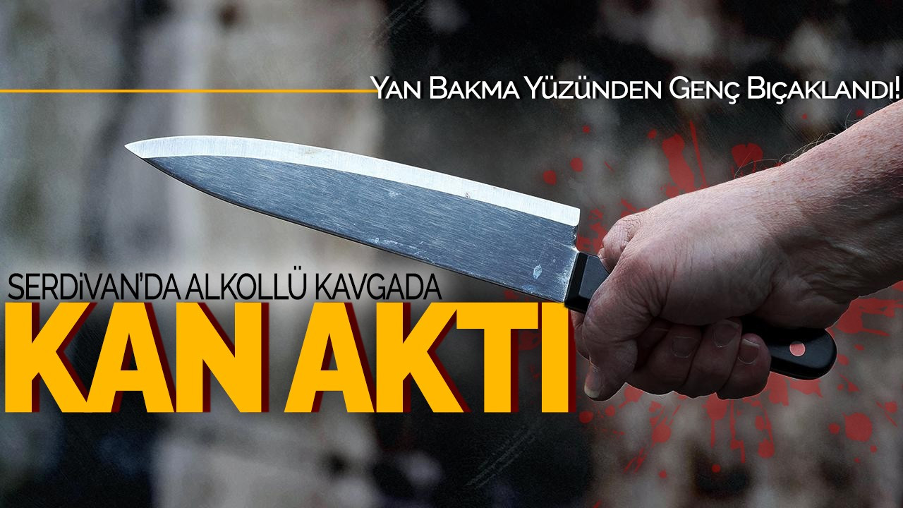 Serdivan'da Alkollü Kavgada Kan Aktı: Yan Bakma Yüzünden Genç Bıçaklandı!