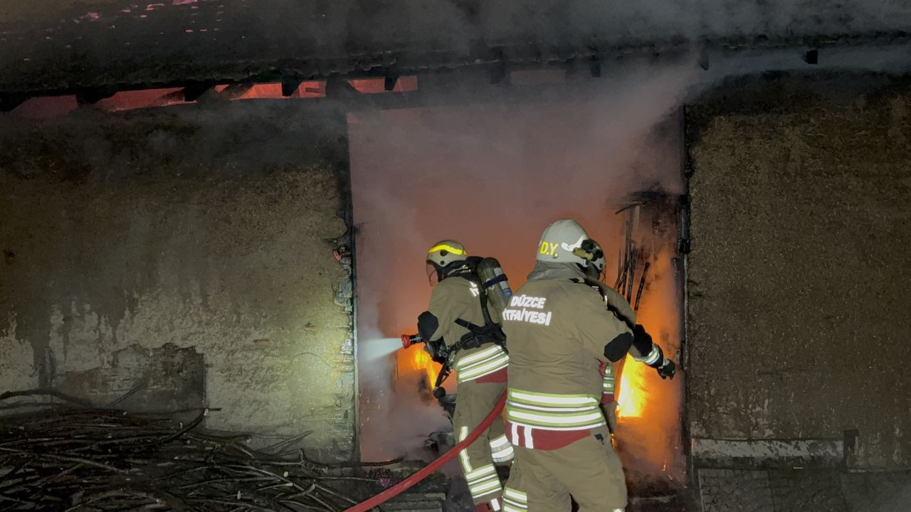 Düzce'de Baraka Alev Alev Yandı: 25 Kaz Yangından Kurtarıldı! - Sayfa 5