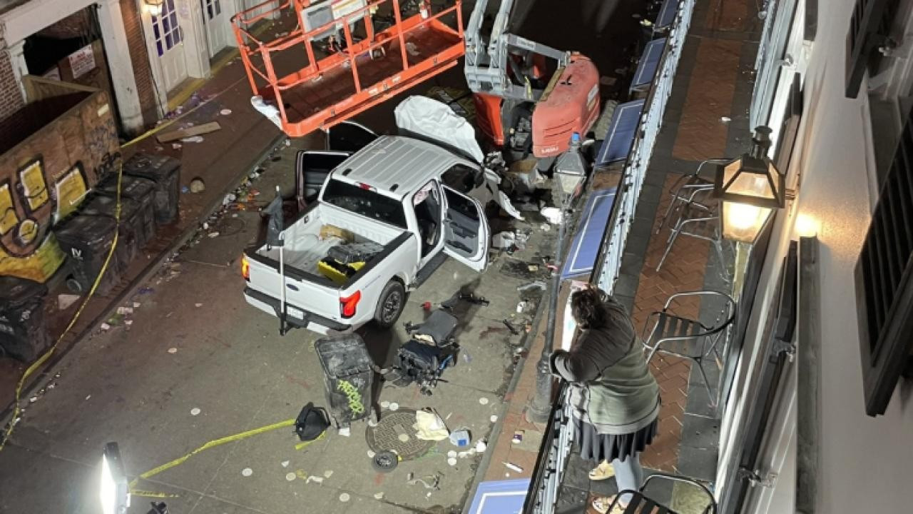 New Orleans'ta Araçlı Saldırıda Ölü Sayısı 15'e Yükseldi