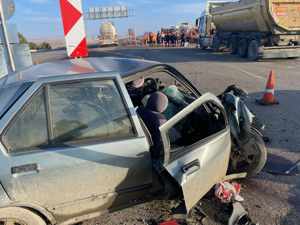 Ters Yöne Giren Otomobil Tırla Çarpıştı: 1 Ölü, 1 Yaralı - Sayfa 5