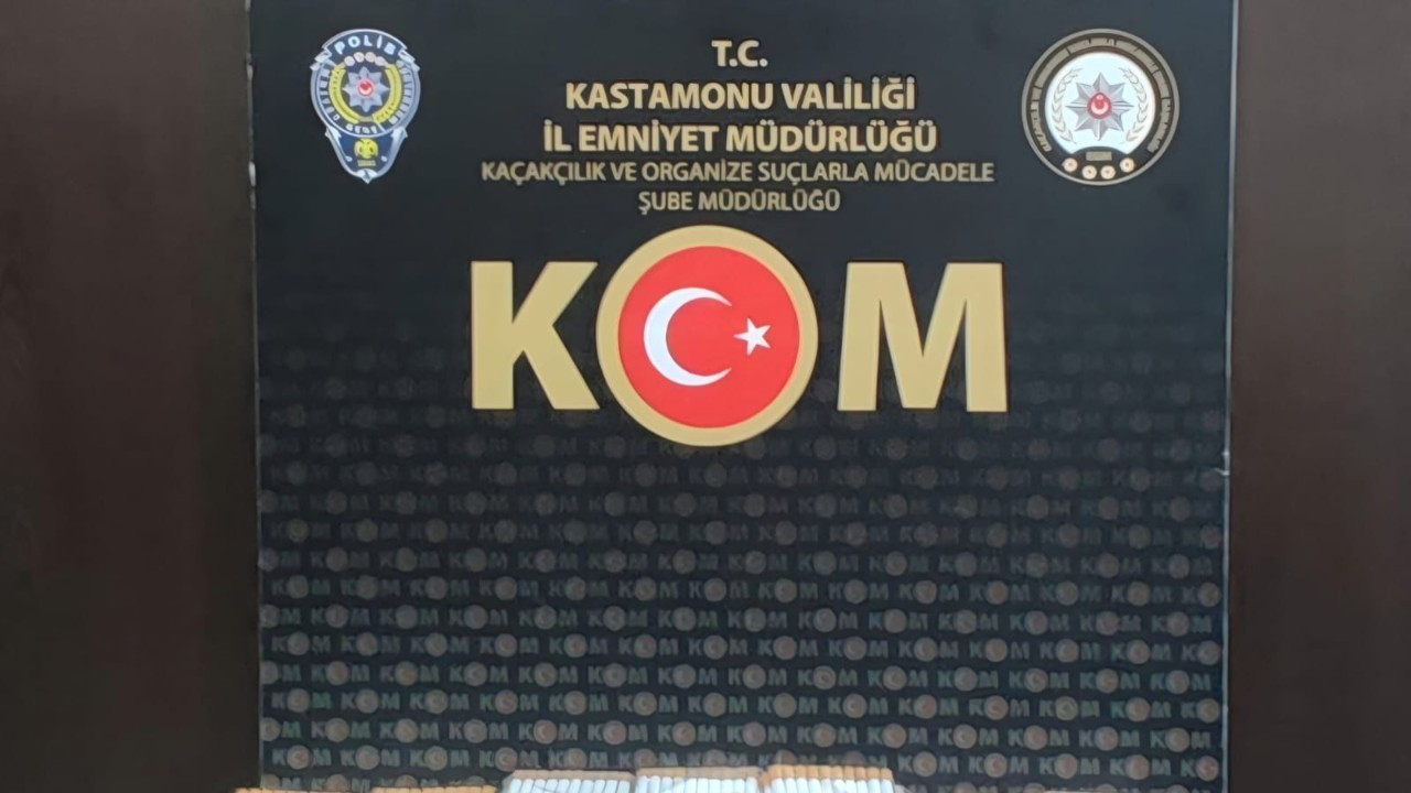 Kastamonu’da Kaçak Tütün Operasyonu: 4 Bin Doldurulmuş Makaron Ele Geçirildi