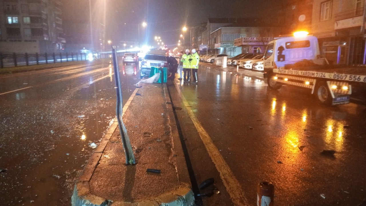 Samsun Bafra’da İki Otomobil Çarpıştı: 1 Kişi Yaralandı