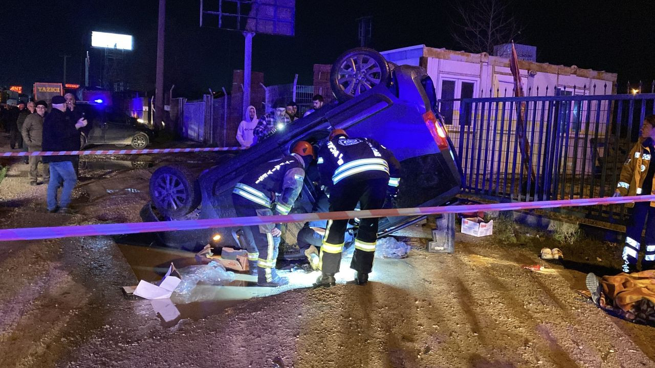 Tırın Çarptığı Araç Takla Attı: 3 Yaralı - Sayfa 1